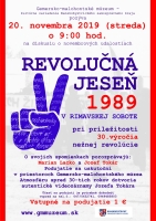 Revolučná jeseň 1989 v Rimavskej Sobote - diskusia o novembrových udalostiach